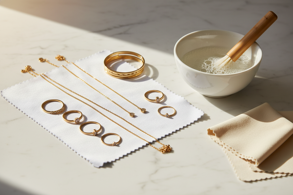 How to Care for Your 18K Gold Jewelry